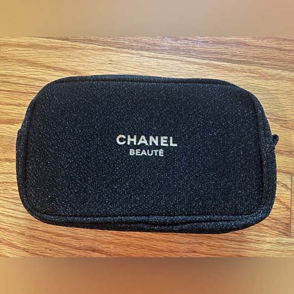 CHANEL Black Beauty Pouch - Picture 1 of 3